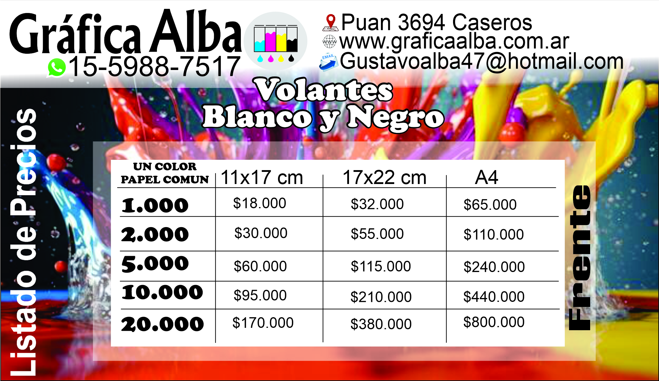 volante blanco y negro